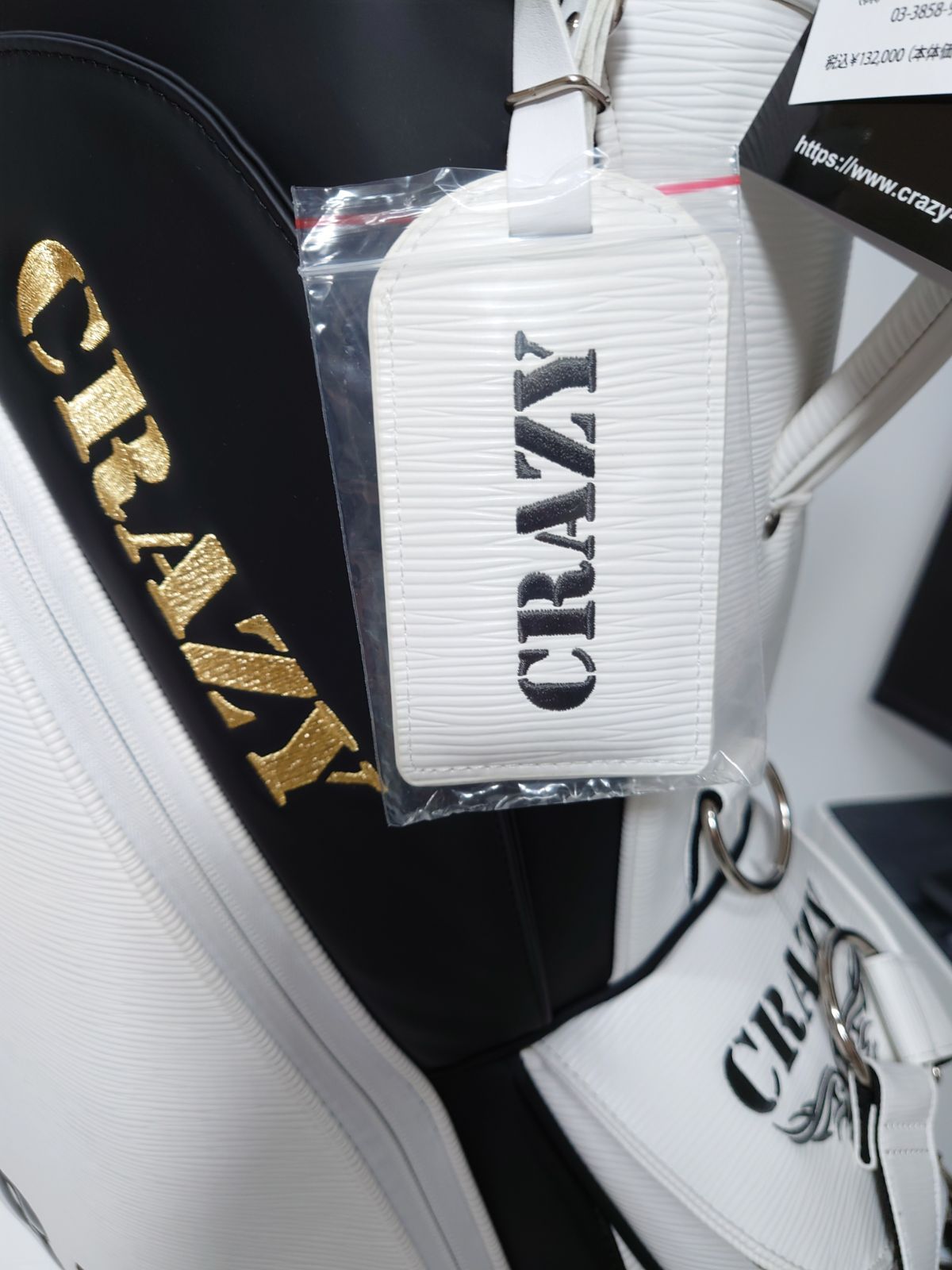 CRAZY クレイジー、キャディバッグ ホワイト【新品】 - メルカリ