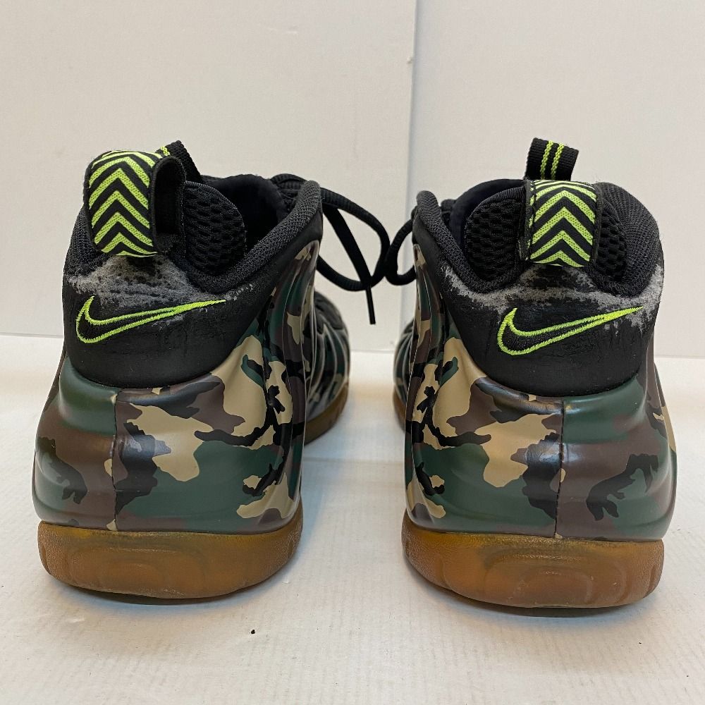 03w06584 NIKE AIR FOAMPOSITE PRO PRM LE ナイキ エアフォーム ポジット プロ プレミアム カモフラ フォレスト/ ブラック-ボルト 587547-300 スニーカー サイズ28.5cm - メルカリ