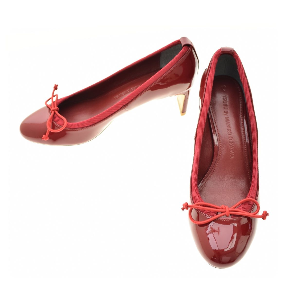 TSURUByMARIKOOIKAWA】90521959 / WW-2242310 Lou エナメルヒール付  