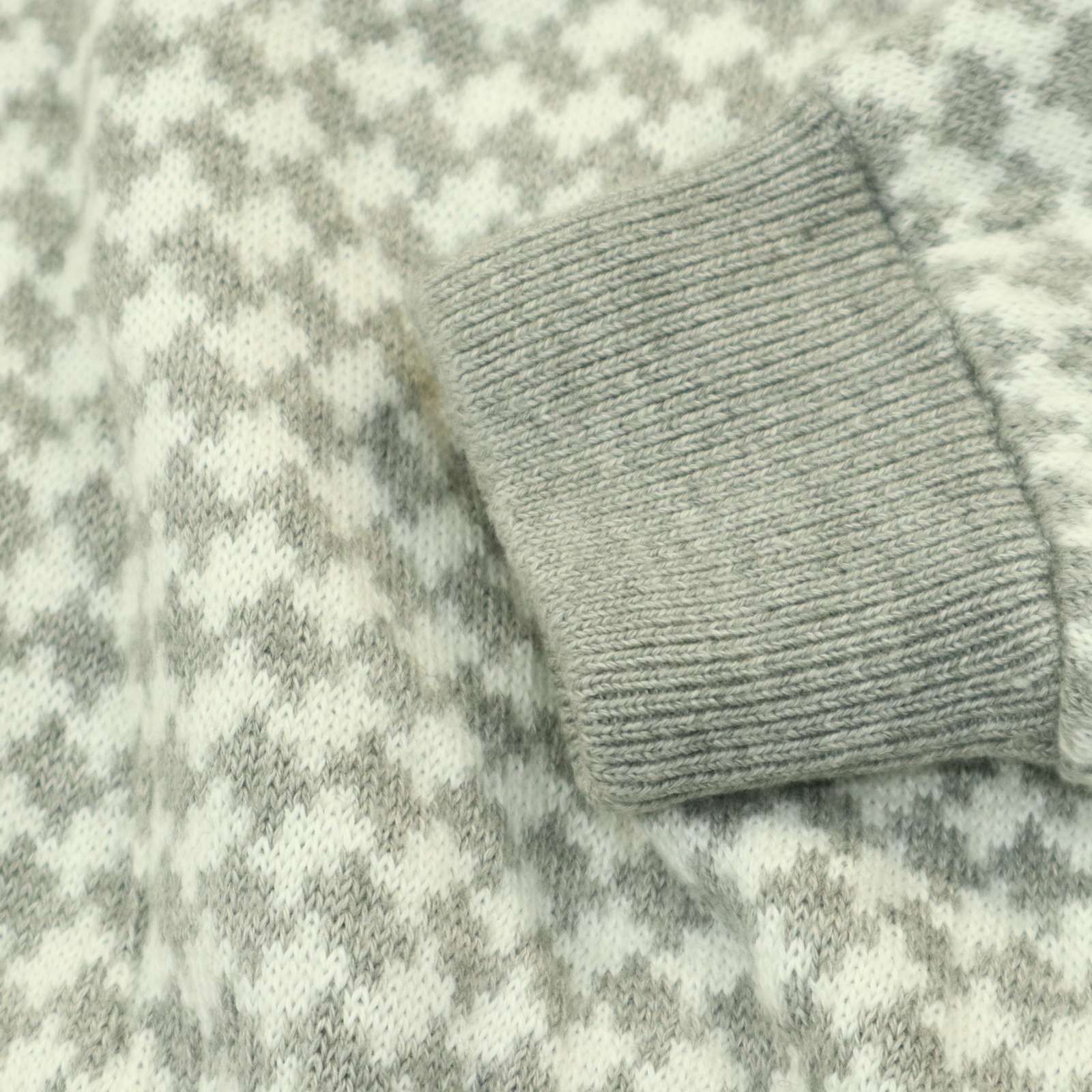 Callaway キャロウェイ ゴルフ 秋冬 ウール混☆ 千鳥格子 セーター V