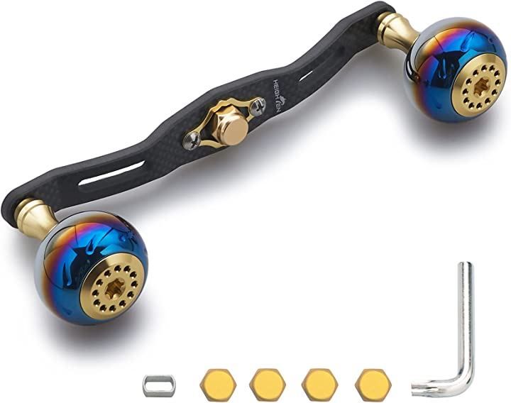 HEIGHTEN リール ハンドル カーボン アウトレット 30mmノブ搭載 シマノ