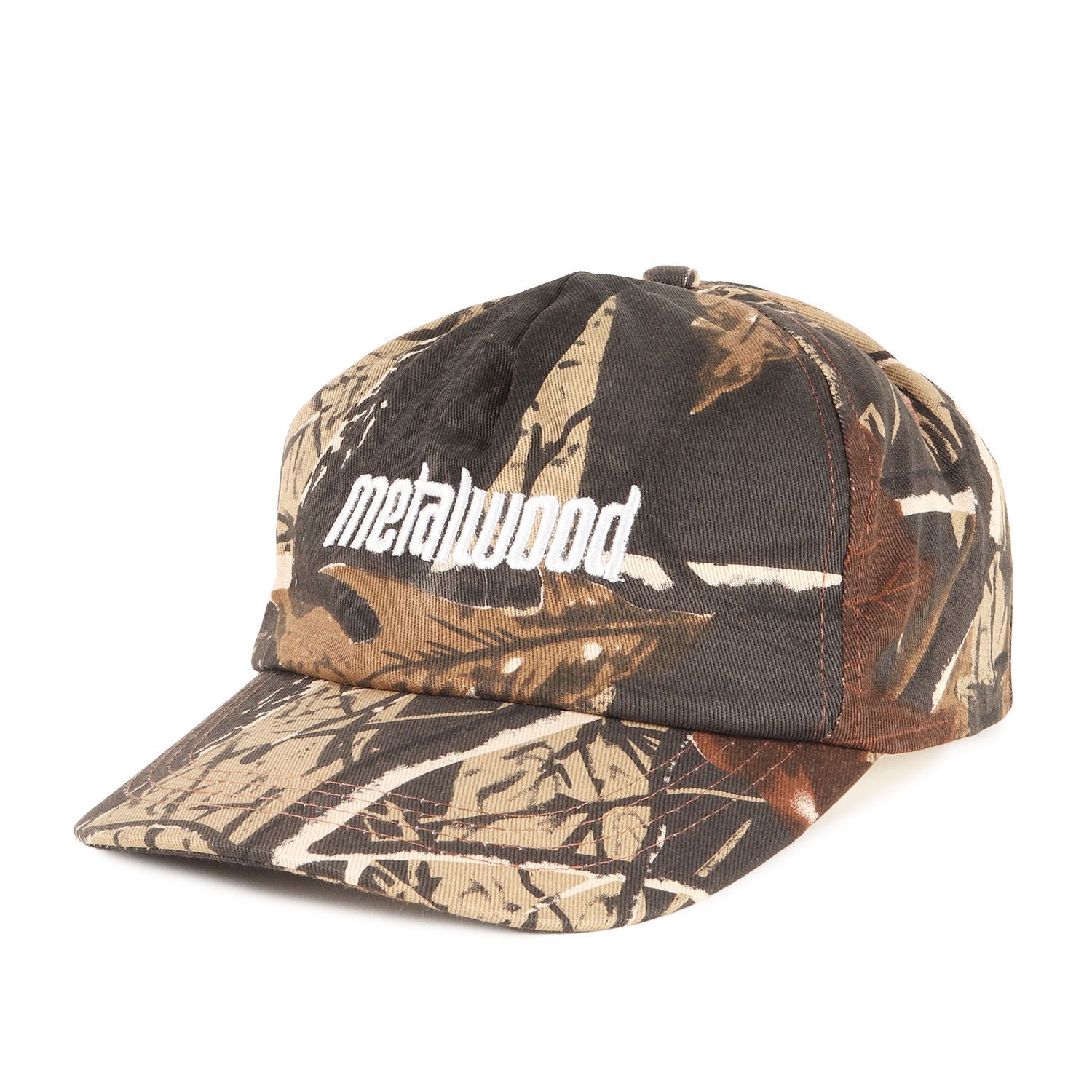 Metalwood Studio メタルウッドスタジオ キャップ ロゴ 刺繍 カモ 6パネル キャップ マルチ 迷彩 ブランド 帽子 メンズ