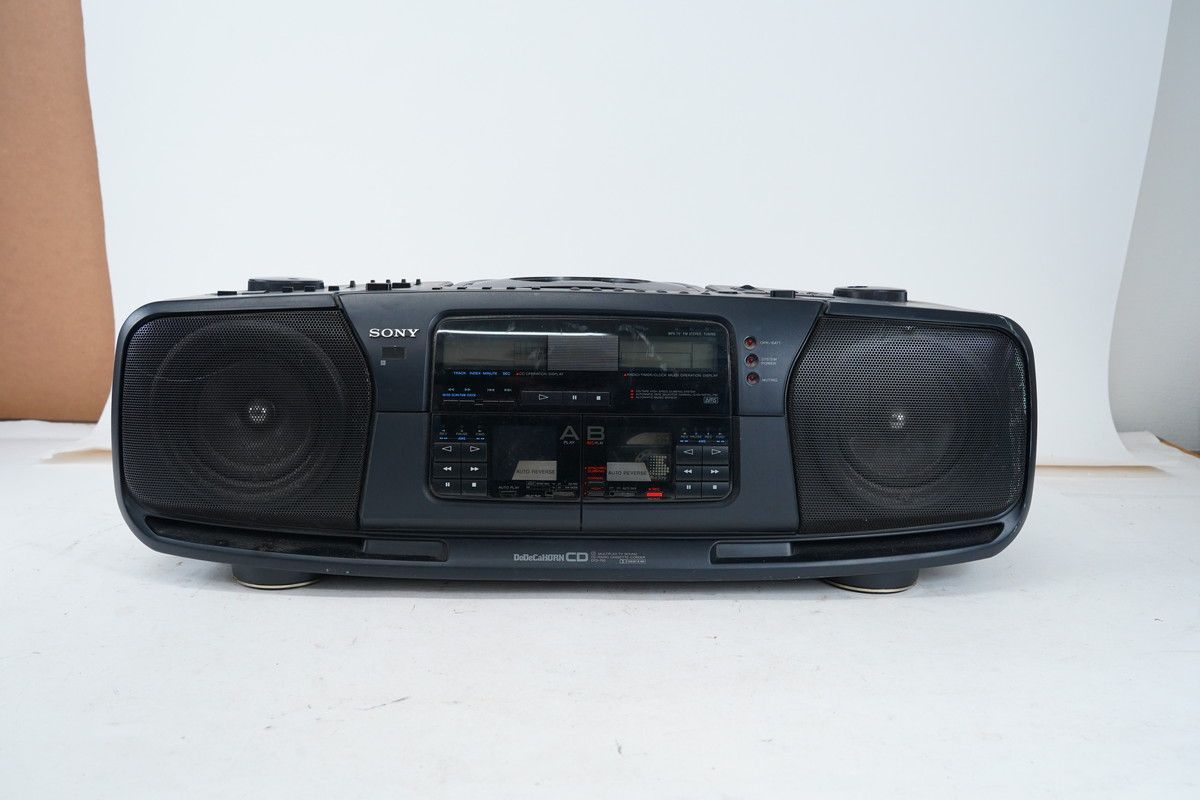 SONY DoDeCaHORN ラジカセ SONY DoDeCaHornCD CDラジカセ CFD-D75 修理チャレンジ！ パート