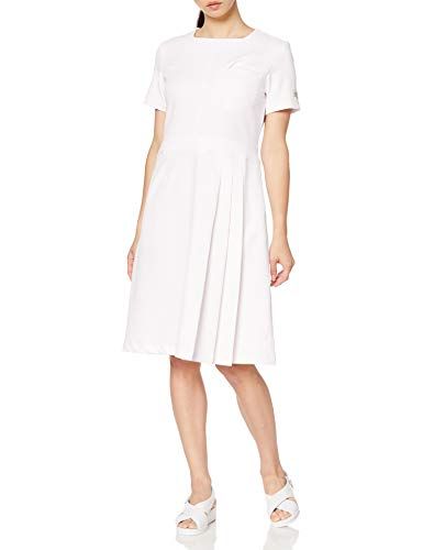 ミッシェルクラン 女性 レディース ワンピース 透防止 制電 ストレッチ 制菌 洗濯対応 MK 0030 C 12 オフホワイト S