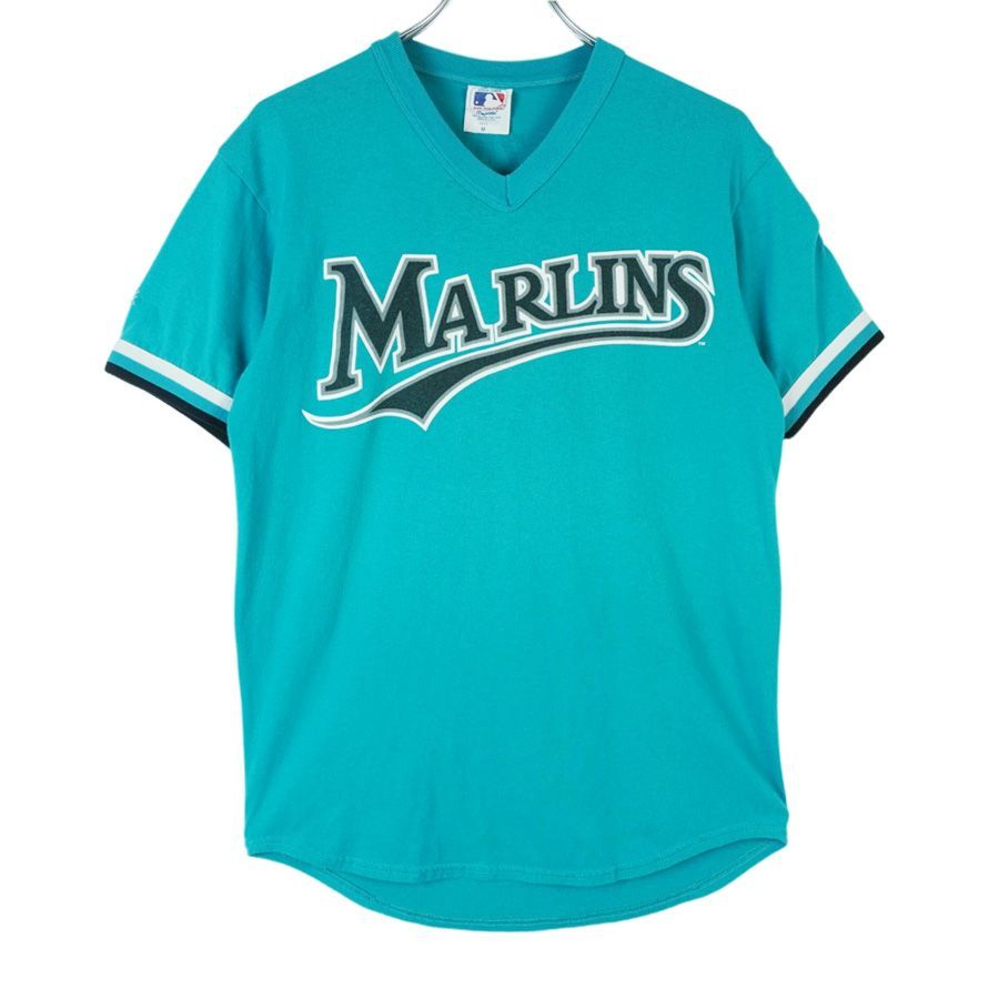 90sUSA製MajesticマジェスティックMLBマイアミマーリンズMiami