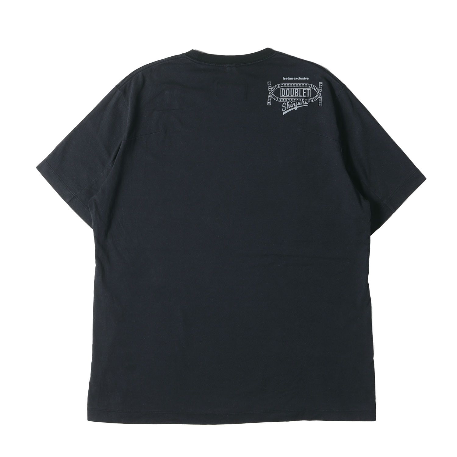 doublet ダブレット Tシャツ サイズ:S 24SS 三越伊勢丹 別注 新宿 フォト グラフィック ロゴ クルーネック Tシャツ  SHINJYUKU THEME PARK T-SHIRT フェード ブラック 黒 トップス カットソー 半袖【メンズ】 - メルカリ