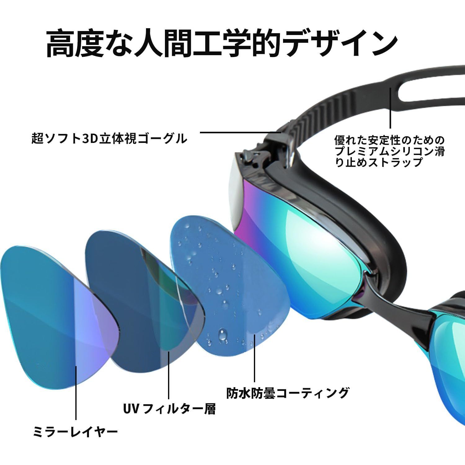 君を愛してる] 交換可能なノーズピースと保護ケースを備えた大人