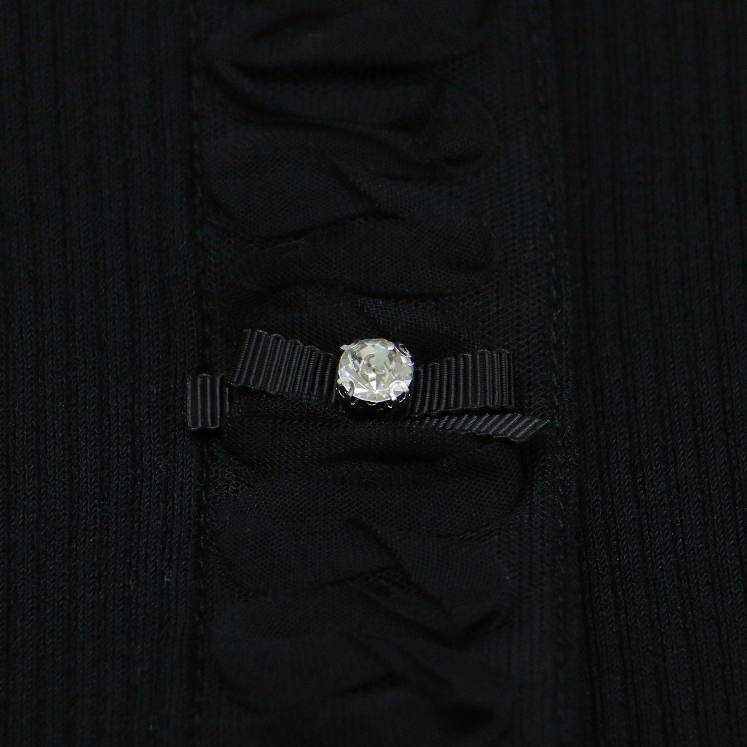 M'S GRACY ブラック長袖カーディガン 38 美品 定価33000円 カタログ掲載品 エムズグレイシー M'SGRACY