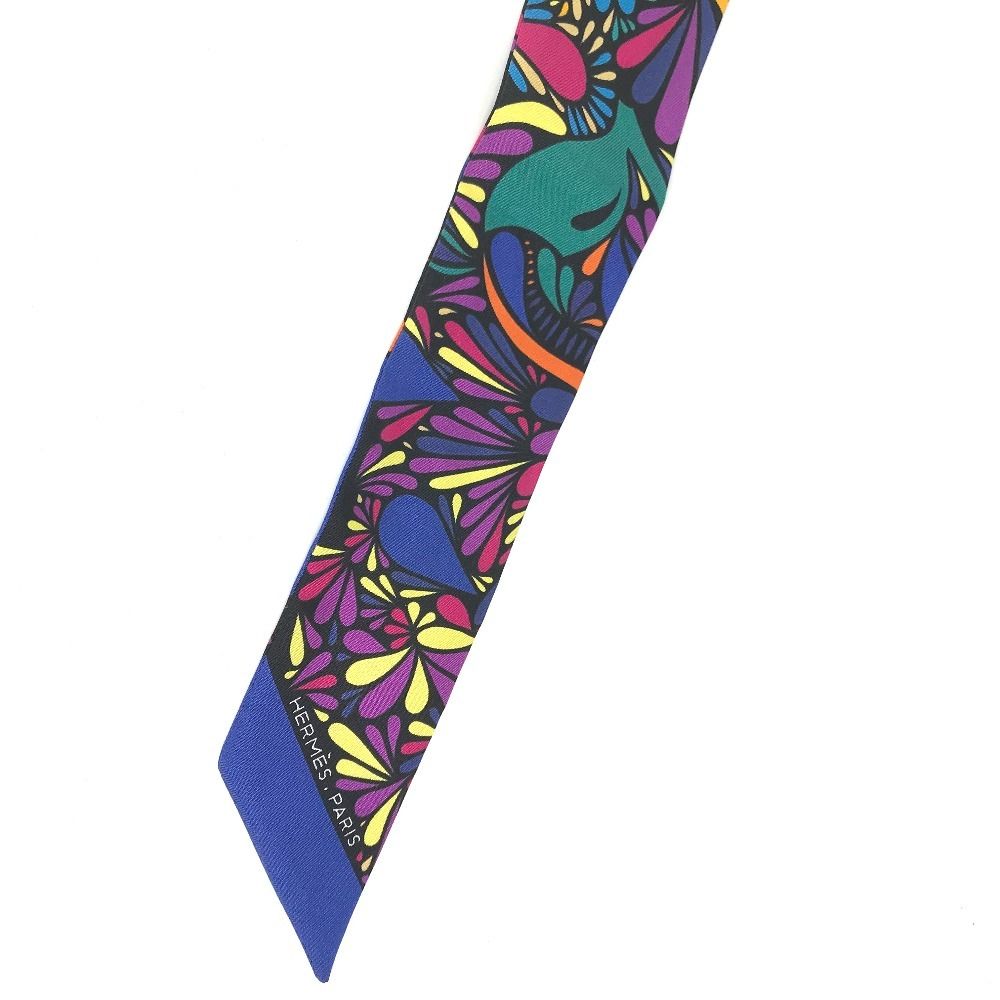 HERMES エルメス スカーフ ツイリー ツィリー シルク マルチカラー