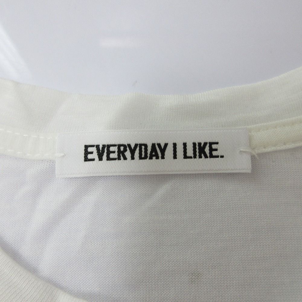 新品同様 24AW EVERYDAY I LIKE. エブリデイアイライク ドゥーズィエムクラス Bet Tシャツ ホワイト レディース 古着 中古 新品同様 24AW EVERYDAY I LIKE. エブリデイアイライク