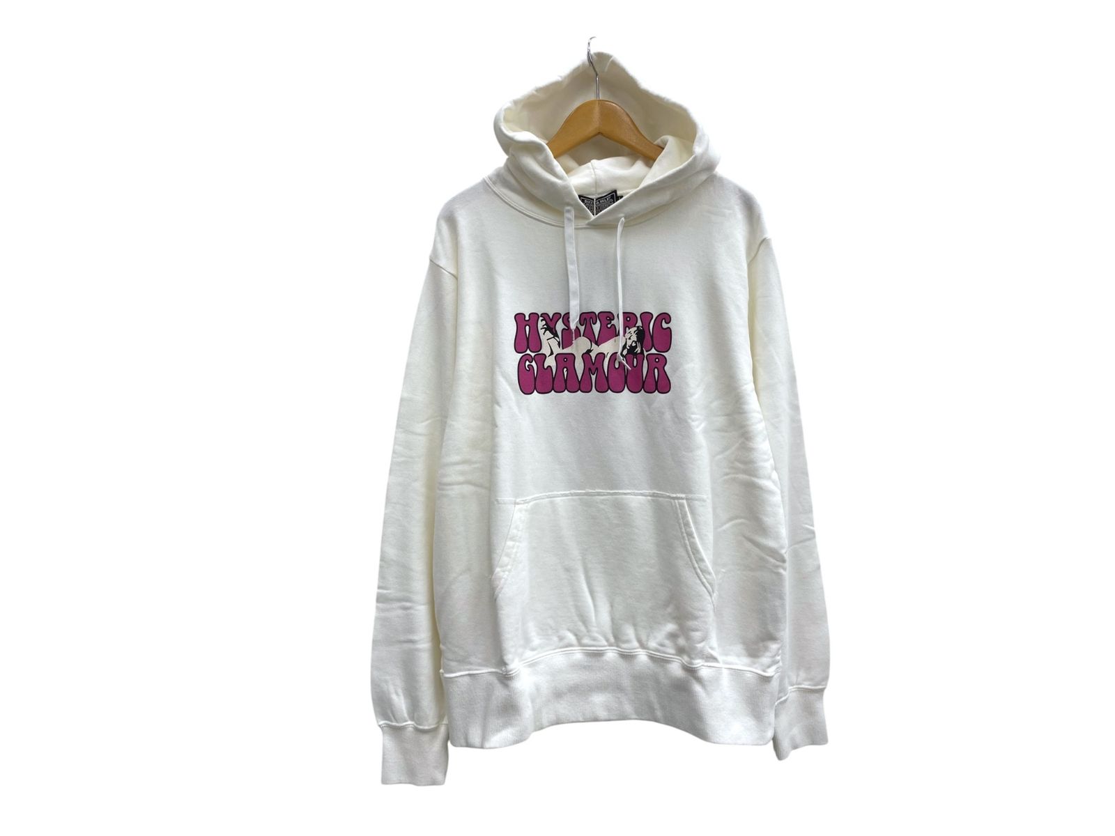 HYSTERIC GLAMOUR グレー フーディー HYSTERIC GLAMOUR - SUNSET NY オーバーサイズパーカー / グレー