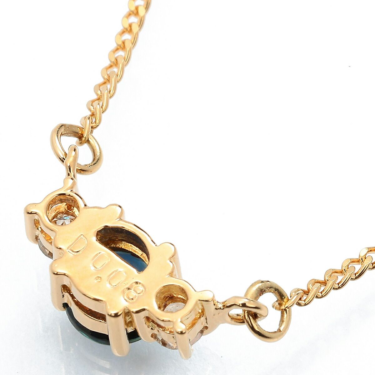 ジュエリーマキ ネックレス サファイア 0.28ct ダイヤモンド