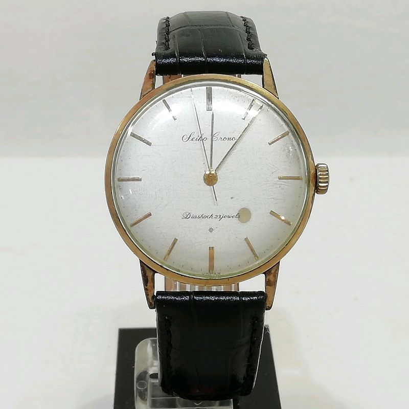 中古】SEIKO CRONOS セイコークロノス 15001A メンズ 手巻き 23