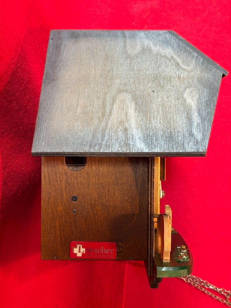 鳩時計 スイス レッチャー社製ミルク小屋 再生稼働品 ６ヶ月保証 NEXPOTALLINN_EU