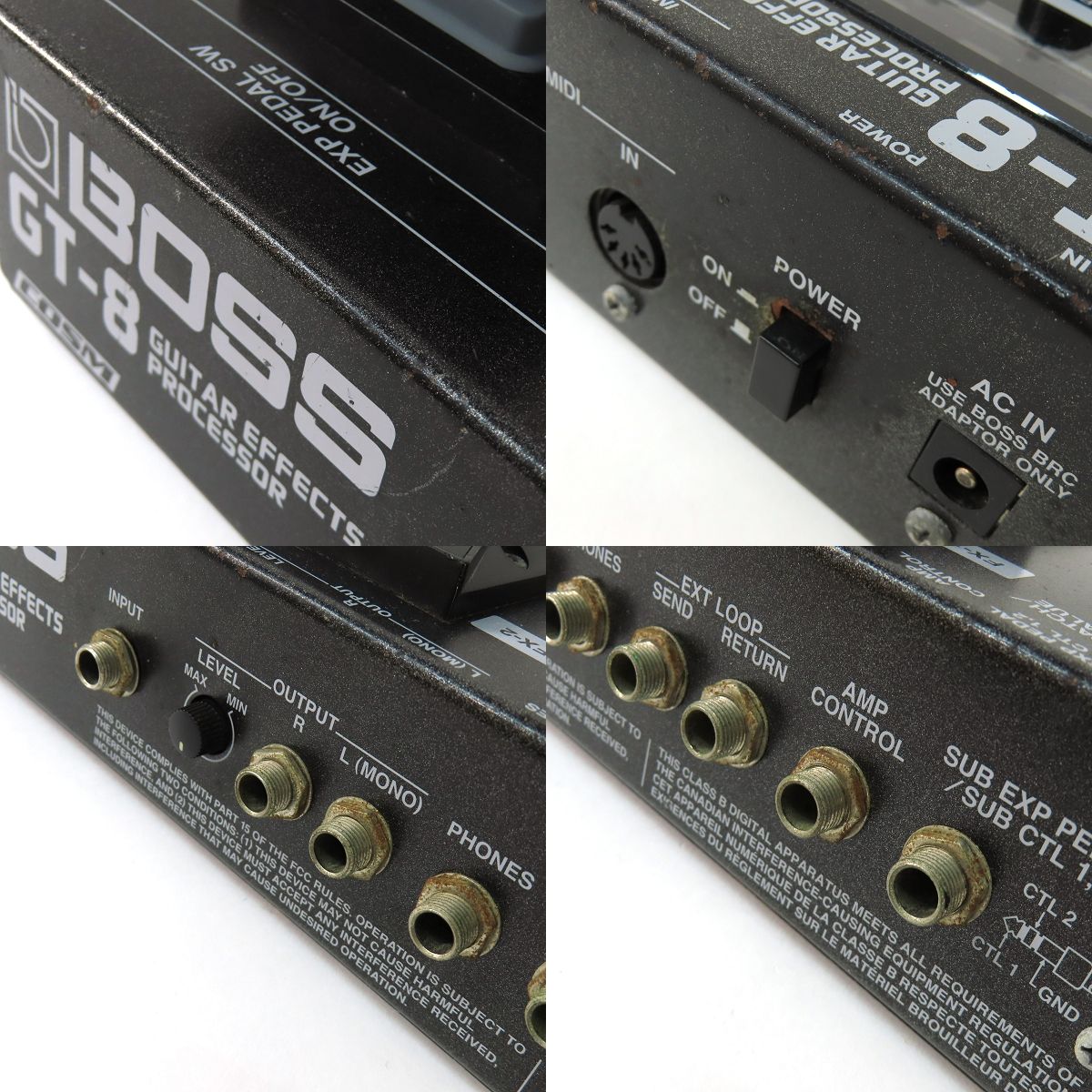 BOSS ボス GT-8 GUITAR EFFECTS PROCESSOR ギター用
