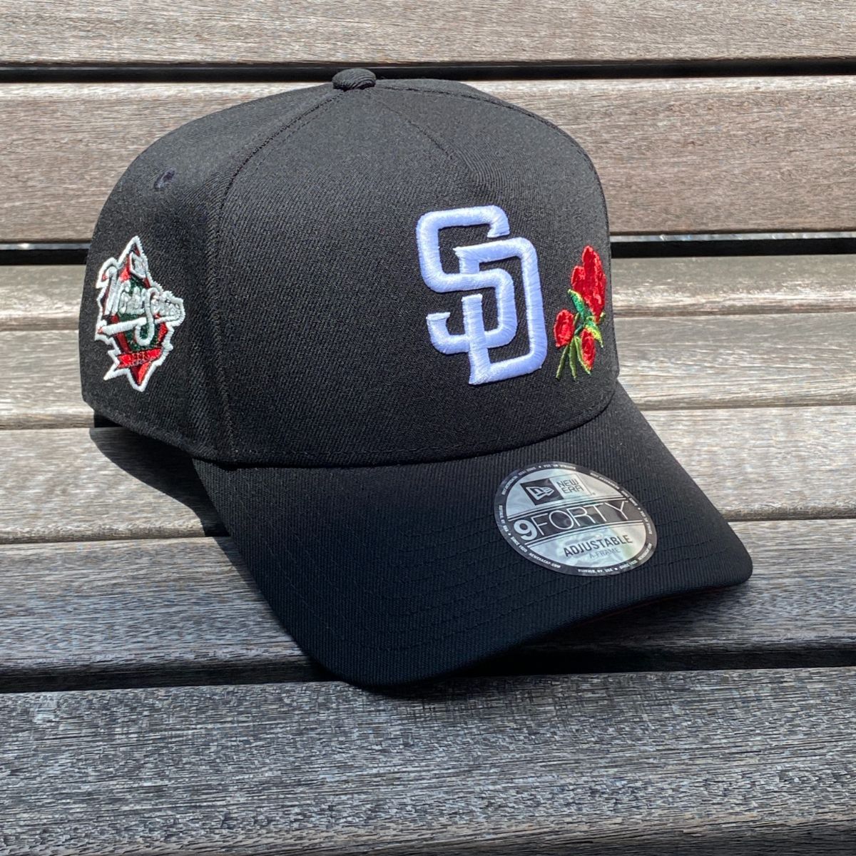 【海外限定】ニューエラ サンディエゴパドレス 9FORTY Aフレーム ブラック 海外限定 Newera ニューエラ 9Forty A-Frame Aフレーム SD