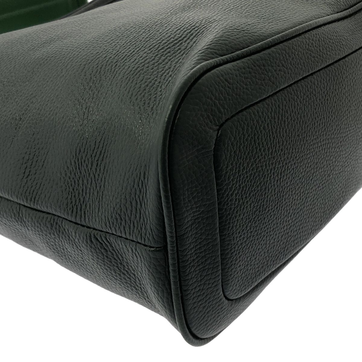 HINC NUNC ワンハンドルショルダーレザートートバッグ HINC NUNC