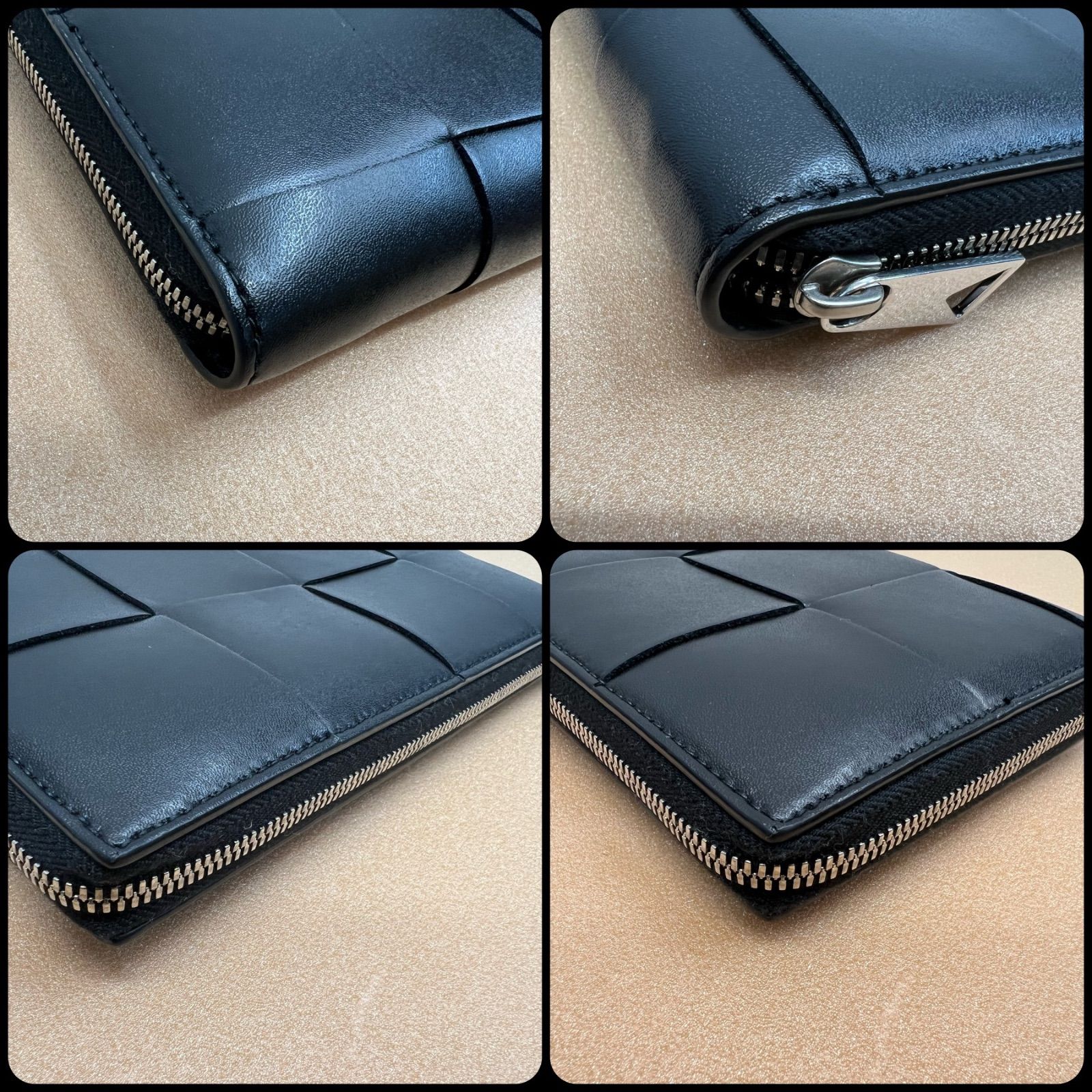 未使用レベル】BOTTEGA VENETA ボッテガヴェネタ カセット 長財布