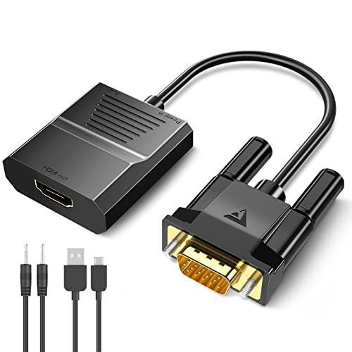 50CM VGA-HDMIアダプタ VGA HDMI 変換 VGA HDMI アダプタ VGAから HDMI