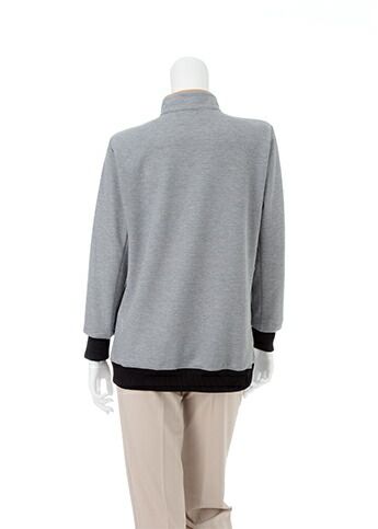 ナガイレーベン ジップアップブルゾン TJ-2000 ネイビー ピンク