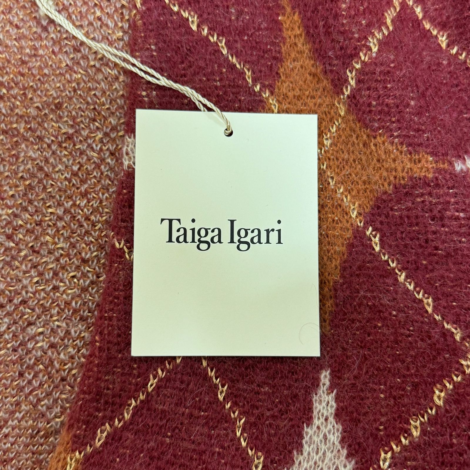 Taiga Igari/Diamond Cardigan トップス Taiga Igari Oriental