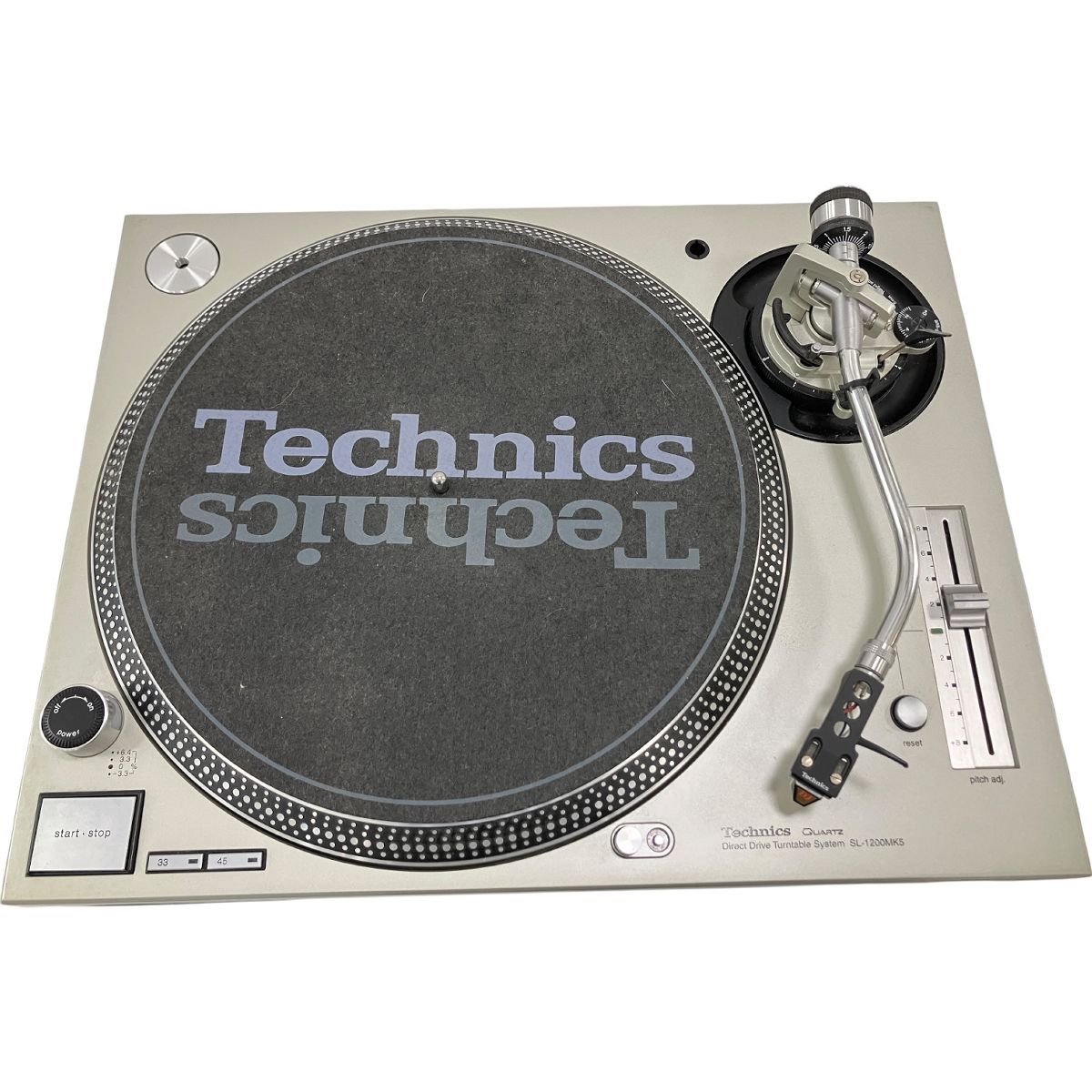 Technics】ターンテーブルの名品・SL-1200MK5を再生 - YouTube