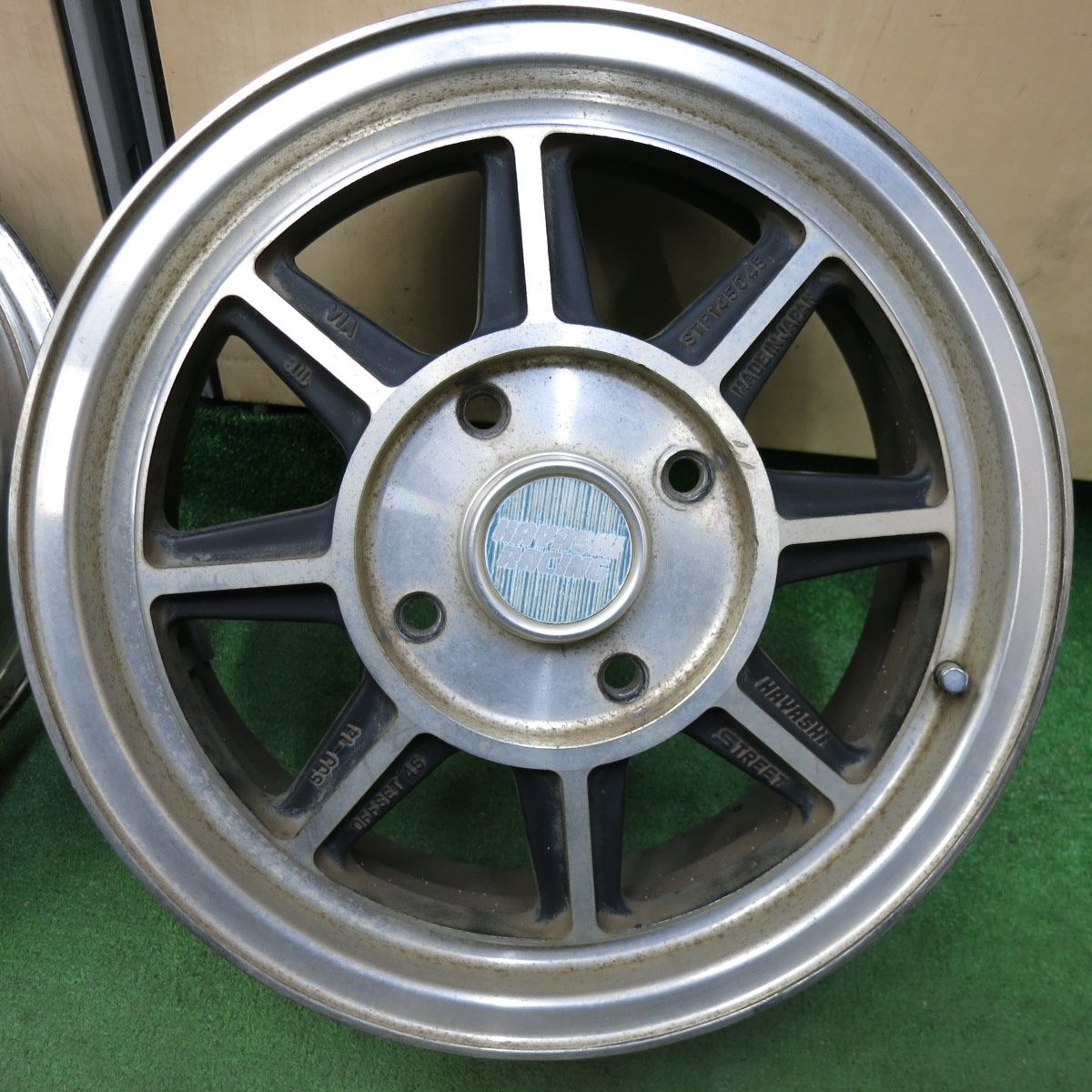 送料無料] 4本価格☆HAYASHI RACING 14インチ ホイール 14×5JJ ハヤシ 