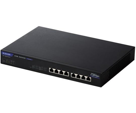 エレコム 法人用Webスマートスイッチングハブ MultiGigabit対応 2.5Gbps 8ポート 3年保証 EHB-SQ2A08 2.5Gbps