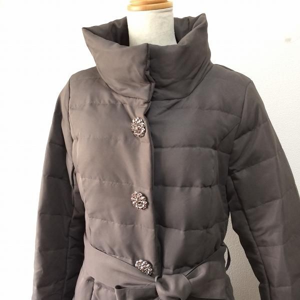 wnc ギャラリービスコンティ GALLERY VISCONTI コート 2 茶 ダウン