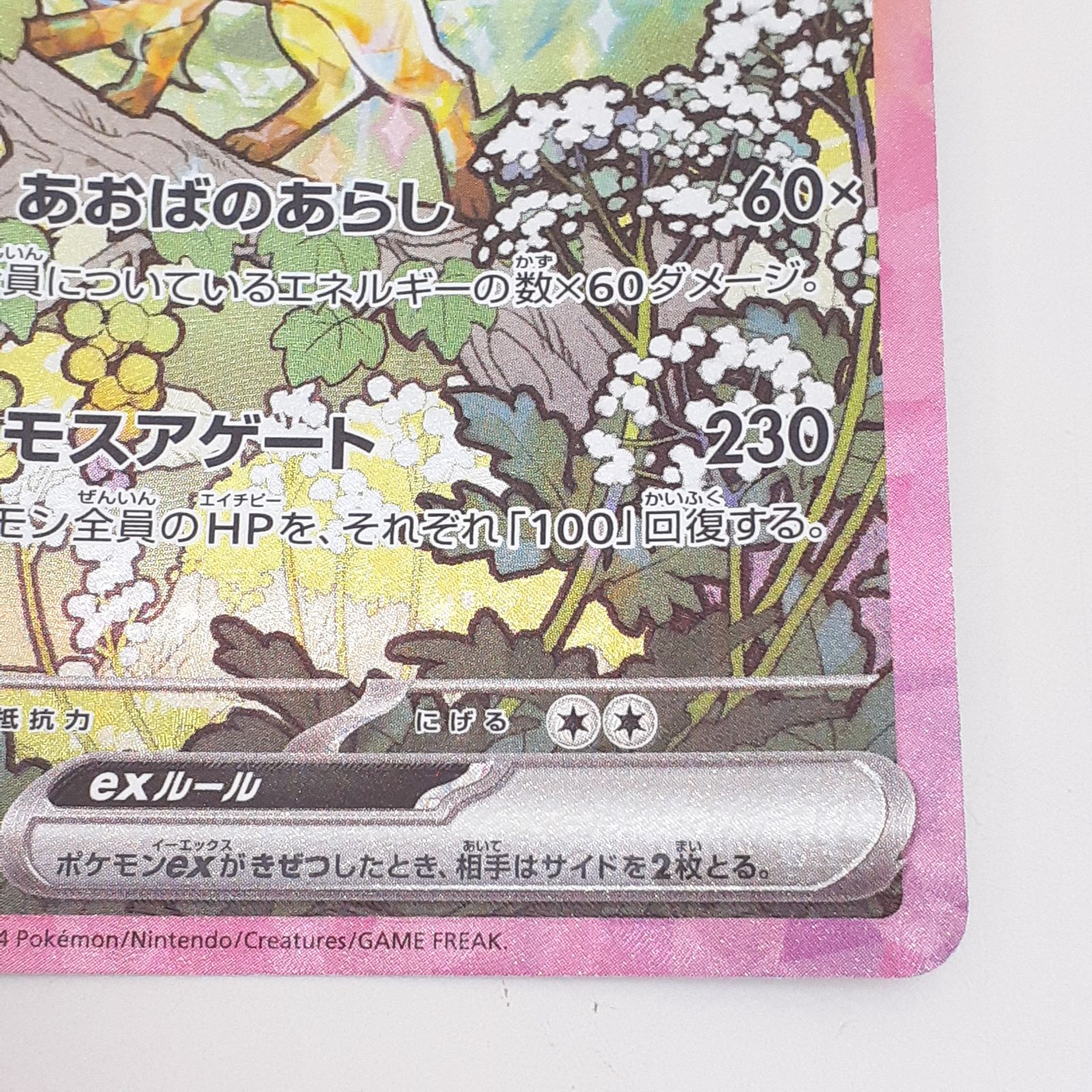 三沢店56-1-0714】ポケモンカード リーフィアex 200/187 SAR
