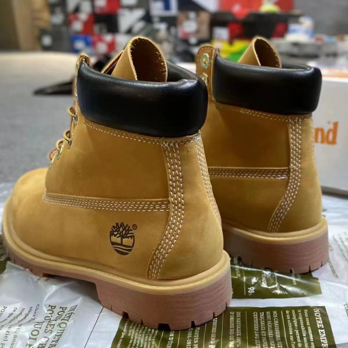 Timberland(ティンバーランド) TB010061 6IN PREM BT WHEAT NB