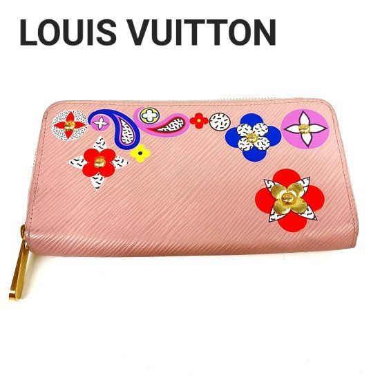 限定品✨ LOUIS VUITTON ルイヴィトン M62067 エピ モノグラムフラワー ジッピーウォレット 長財布