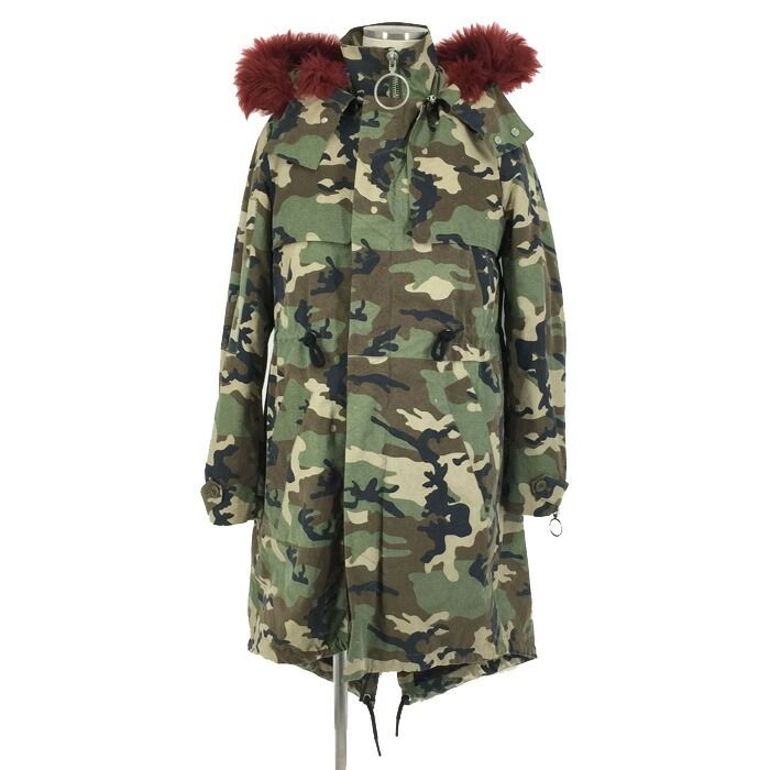 OFF-WHITE｜グリーン系ミリタリージャケット（迷彩柄） Off-White カモフラージュ フィールドジャケット | グリーン | FARFETCH JP