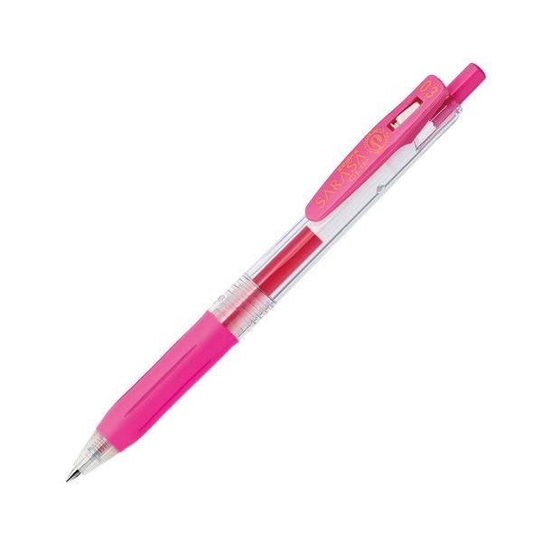 (まとめ) ゼブラ ゲルインクボールペン サラサクリップ 0.3mm ピンク J