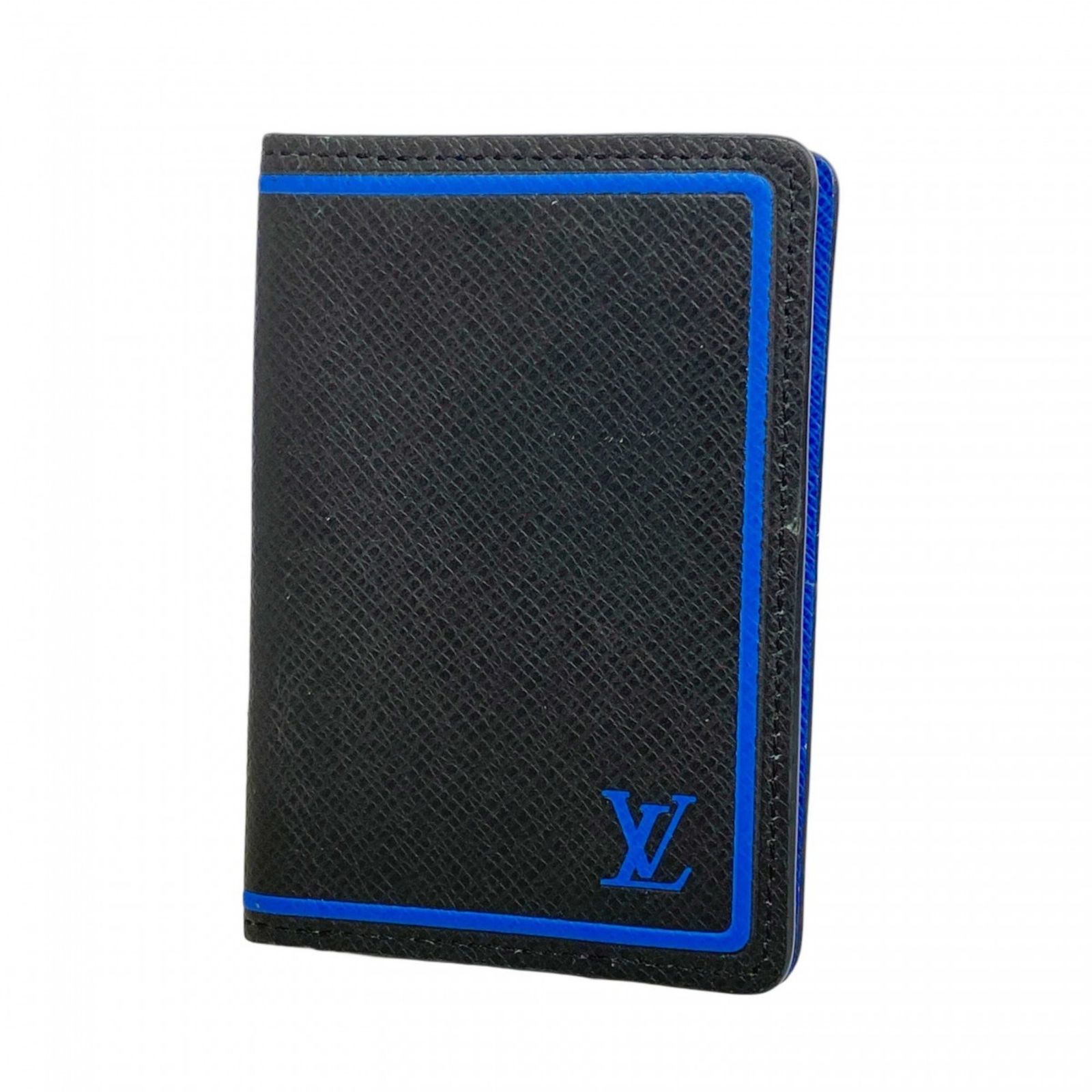 ルイ ヴィトン Louis Vuitton ルイ ヴィトン 名刺入れ カードケース タイガ オーガナイザードゥポッシュ M63329 ブルー ノワールメンズ