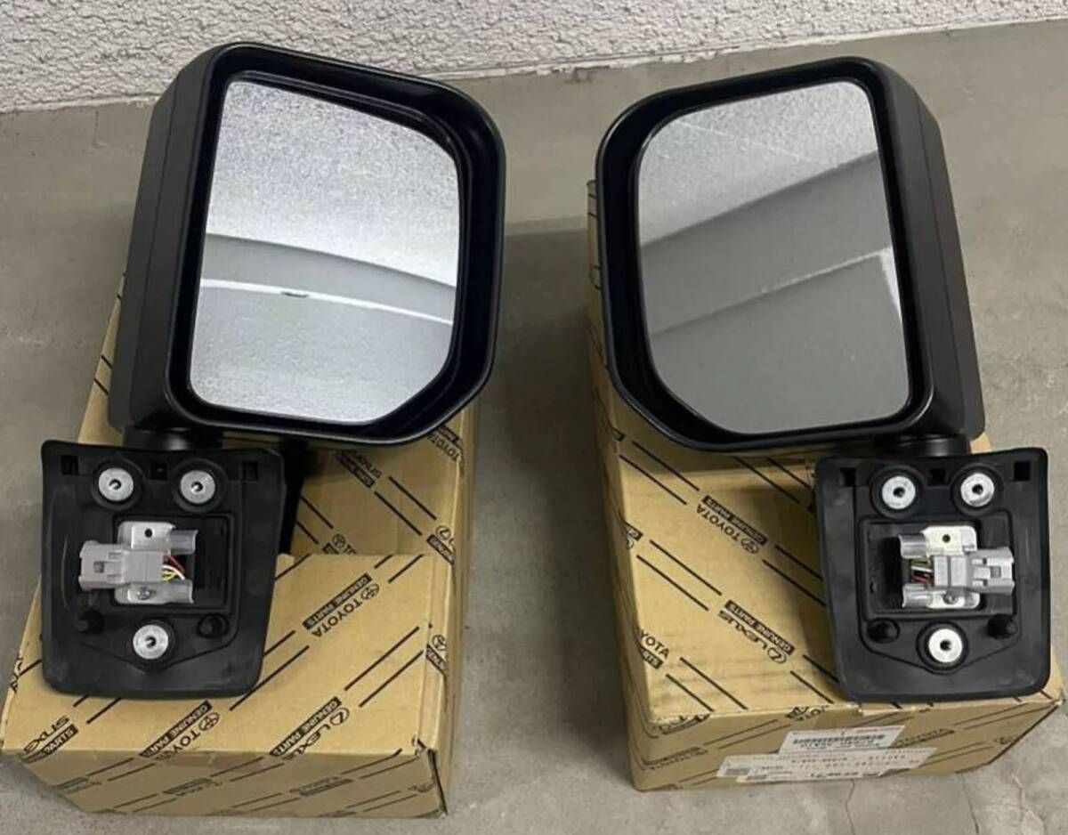 USトヨタ純正 FJクルーザー サイドミラー ドアミラー デイライト付 左右 トレイルチーム USDM Toyota FJ Cruiser Trail Teams Mirror
