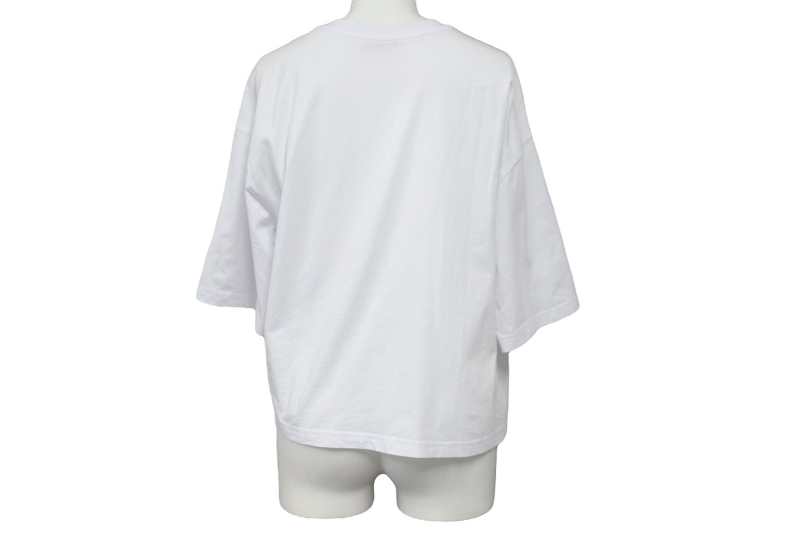 DIESEL - DIESEL ディーゼル T-Rowy カットアウト ロゴ 半袖Ｔシャツ ホワイト 白 トップス オーバーサイズ A11559 サイズXS 美品 中古 55393 DIESEL ディーゼル T-Rowy カットアウト ロゴ 半袖Tシャツ