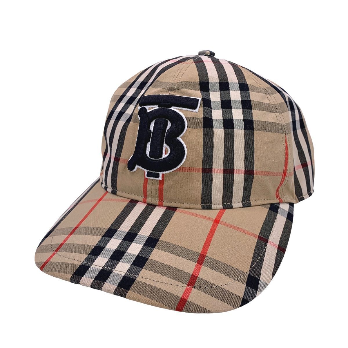 中古】 BURBERRY バーバリー TBロゴ ベースボール キャップ 8038504