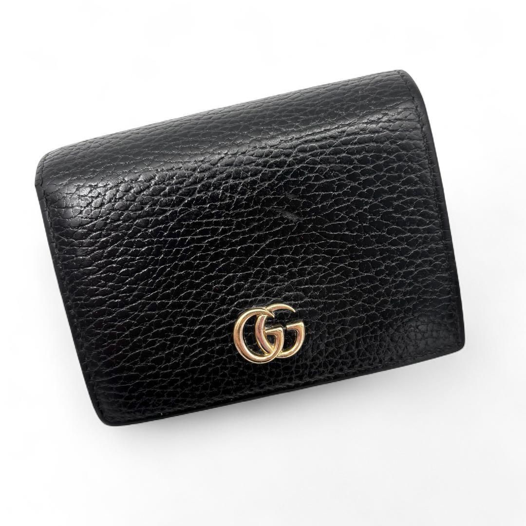 GUCCI グッチ 二つ折り財布 CAO0G 1000 GG ダブルG マーモント