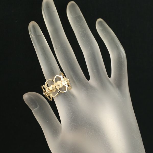 ショーメ リング オルタンシア 紫陽花 56号 K18YG #170631 - メルカリ 