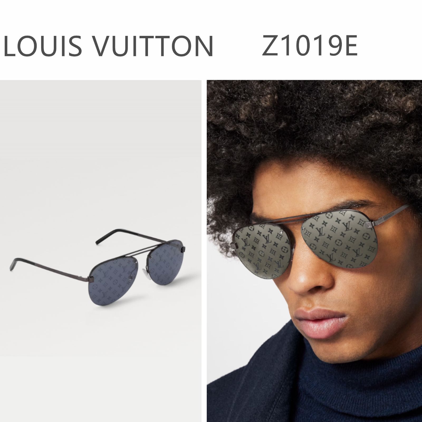 ルイヴィトン LOUIS VUITTON サングラス ダブルブリッジ パイロット