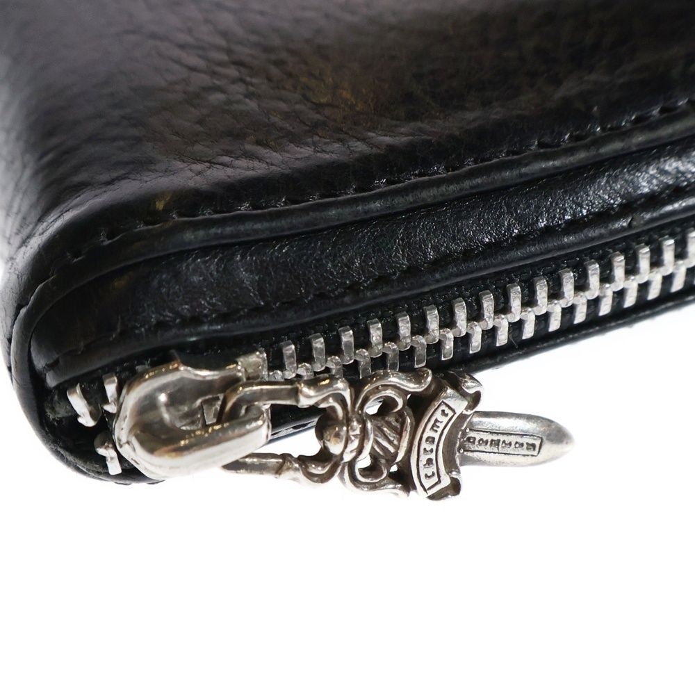 クロムハーツ REC F ZIP 3クロスラウンドジップレザーウォレット財布