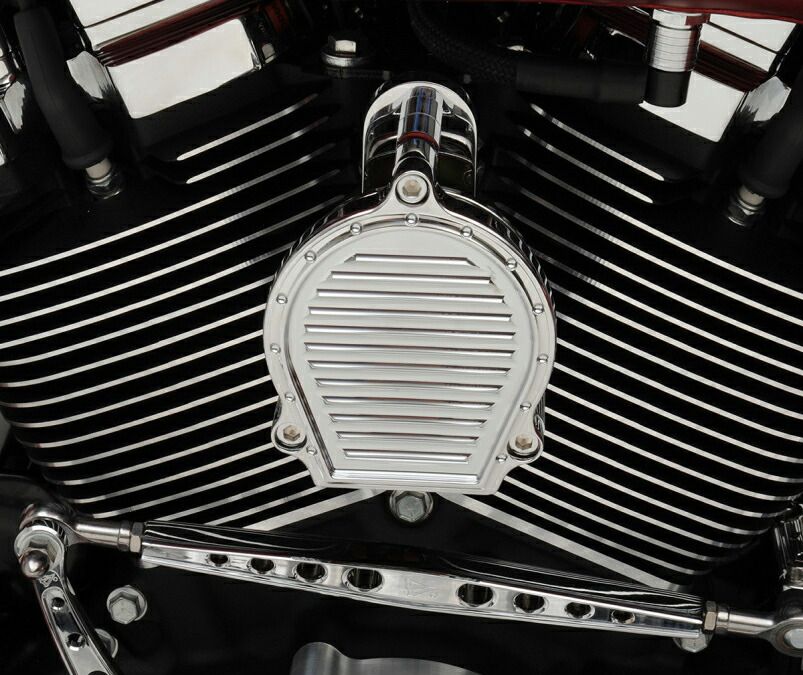 BILLET ALUMINUM ホーン DIMPLED | グロスブラック 1991年以降純正カウベルホーンカバー装着車