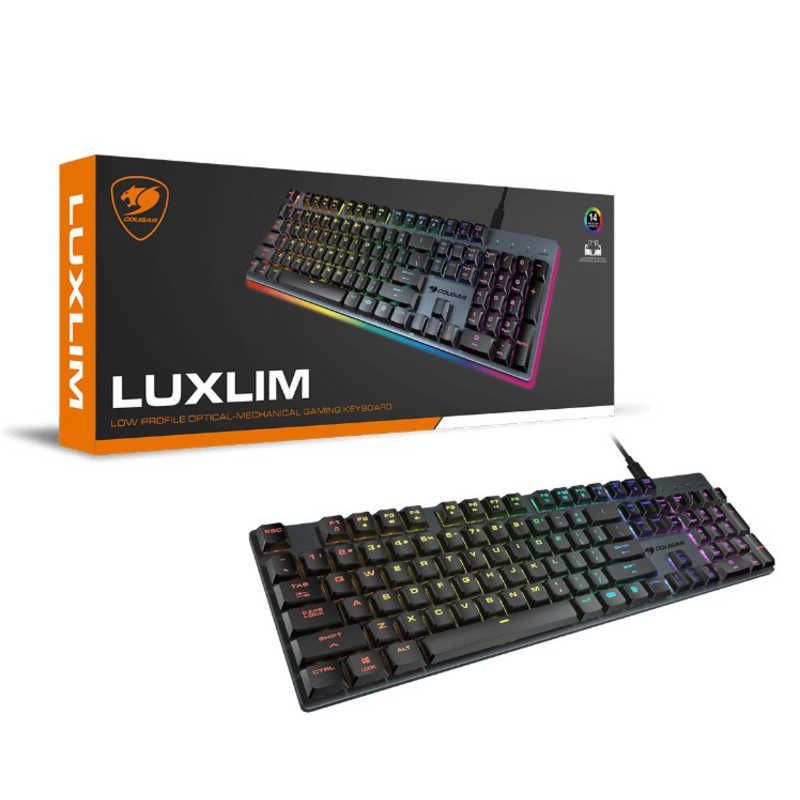未開梱 COUGAR COUGARゲーミングキーボード LUXLIM - Red switch EN CGR-WO1MI-LUX VETTDRUCK_DE