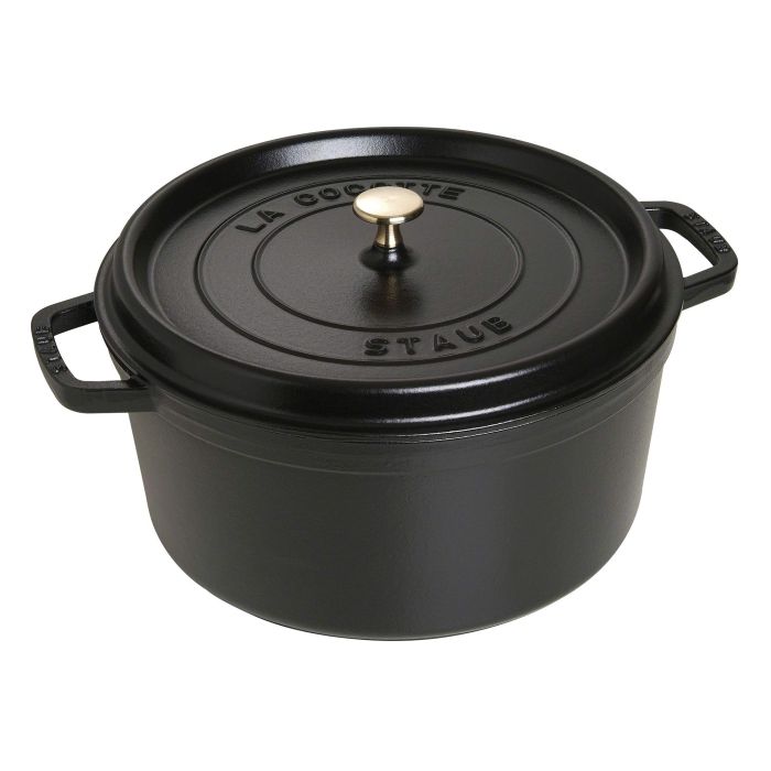 3営業日で発送 STAUB ストウブ ストウブ ピコ ココット ラウンド３０㎝ 黒 ４０５０９－８６３ RST3412