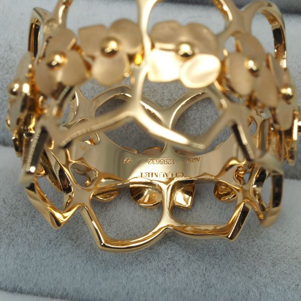 ショーメ リング オルタンシア 紫陽花 56号 K18YG #170631 - メルカリ 