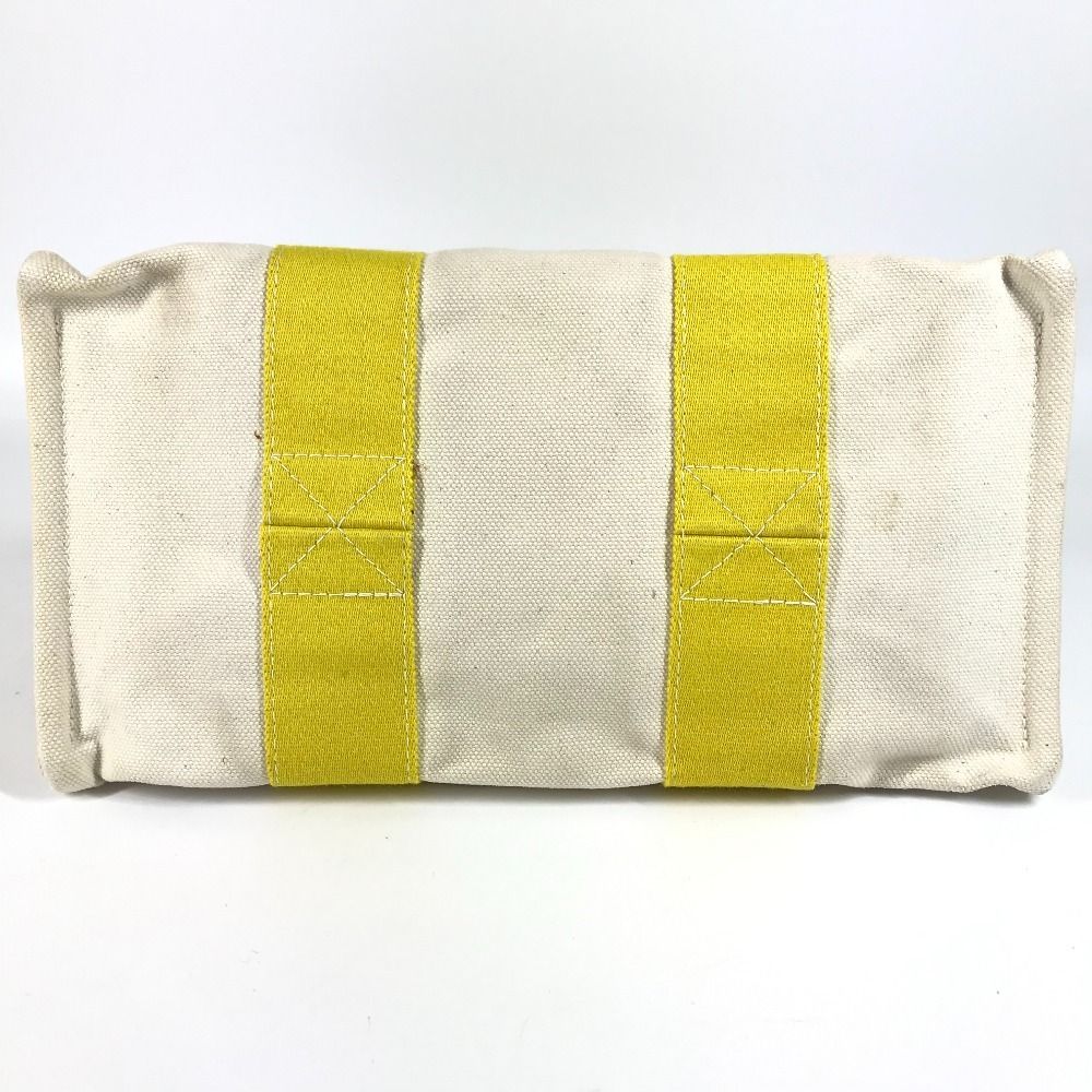 HERMES エルメス トートバッグ ボラボラPM キャンバス イエロー