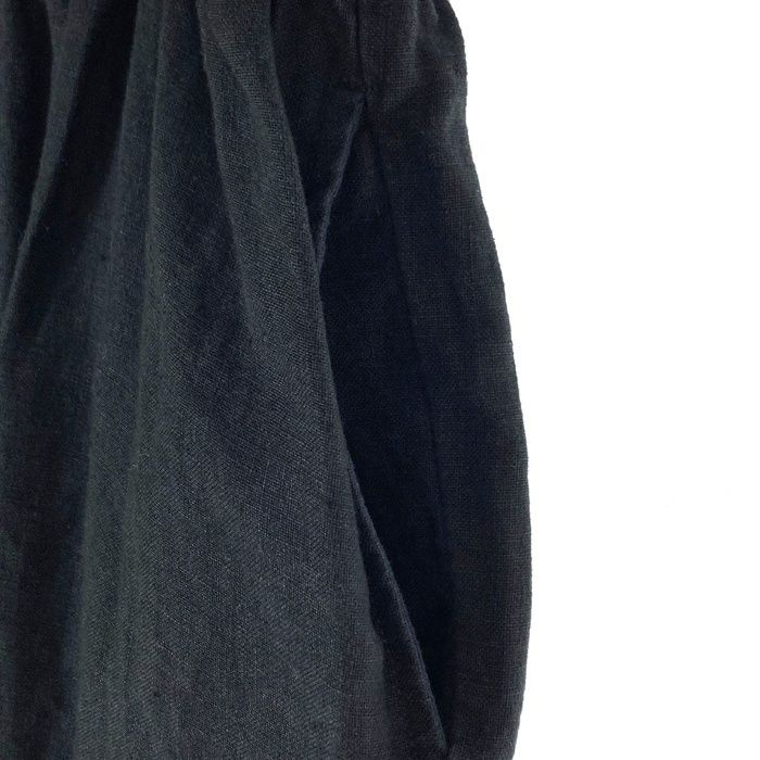 ☆nest Robe ネストローブ リネン サルエルパンツ ブラック size