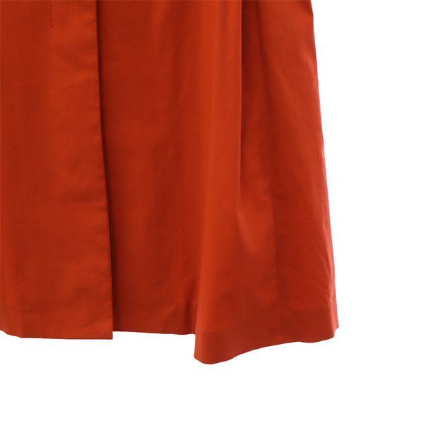 ボールジィトゥモローランド ノーカラー コート 38 レッド Ballsey