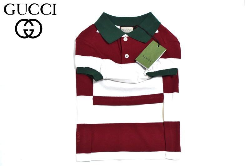 新品 GUCCI ペットコレクション ビッグストライプシャツ (Mサイズ)　Ⓗ 新品 GUCCI ペットコレクション ビッグストライプシャツ【M】【L